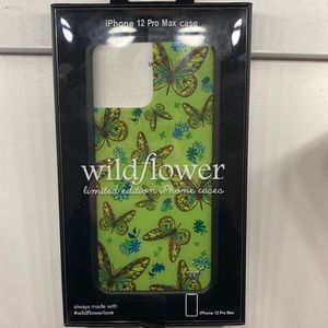 wildflower butterfly limited edition phone case